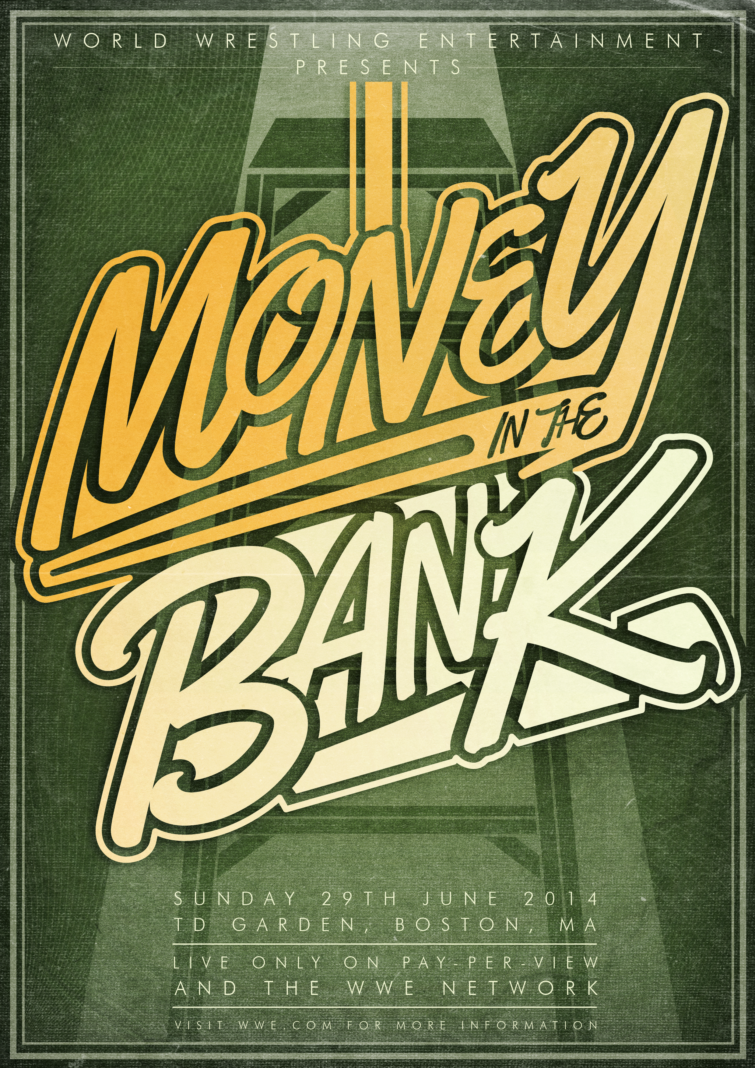 WWE Money In the Bank 2014 Poster