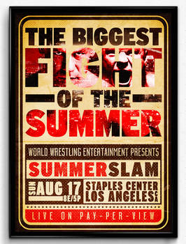 WWE Summerslam 2014 Poster