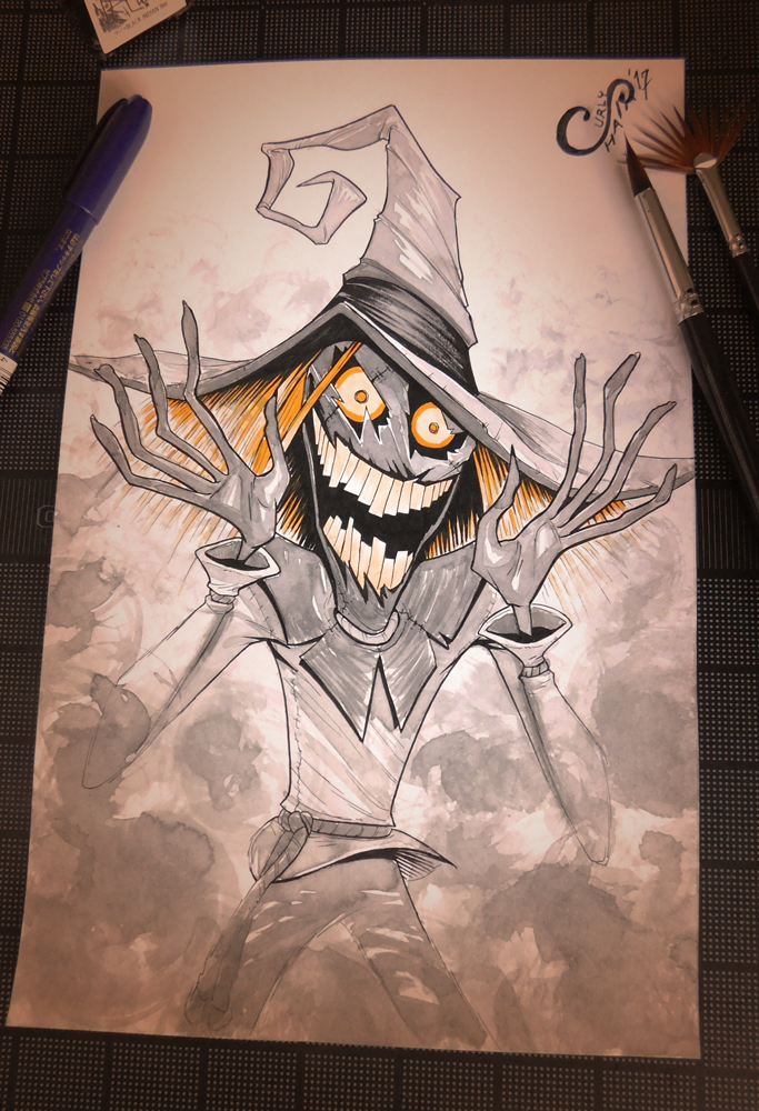 The Scarecrow - Inktober Day 5