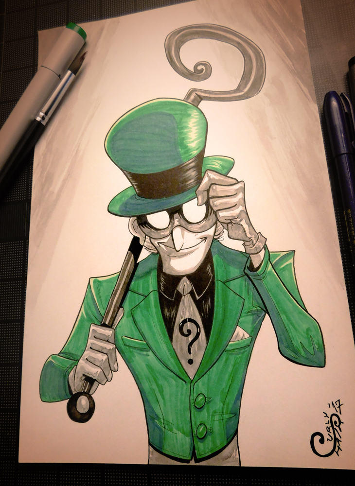 The Riddler - Inktober Day 11