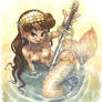 Mermaid With A Sword