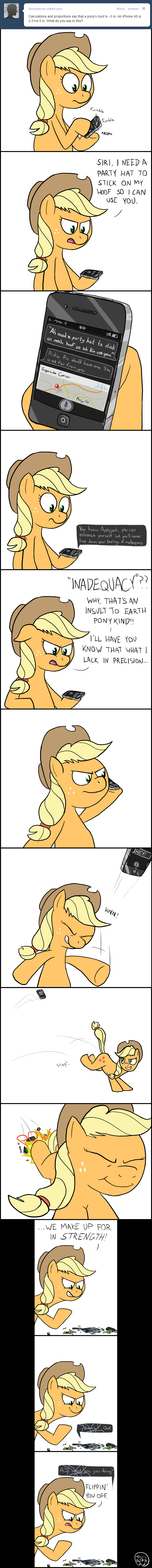 Applejack and Siri