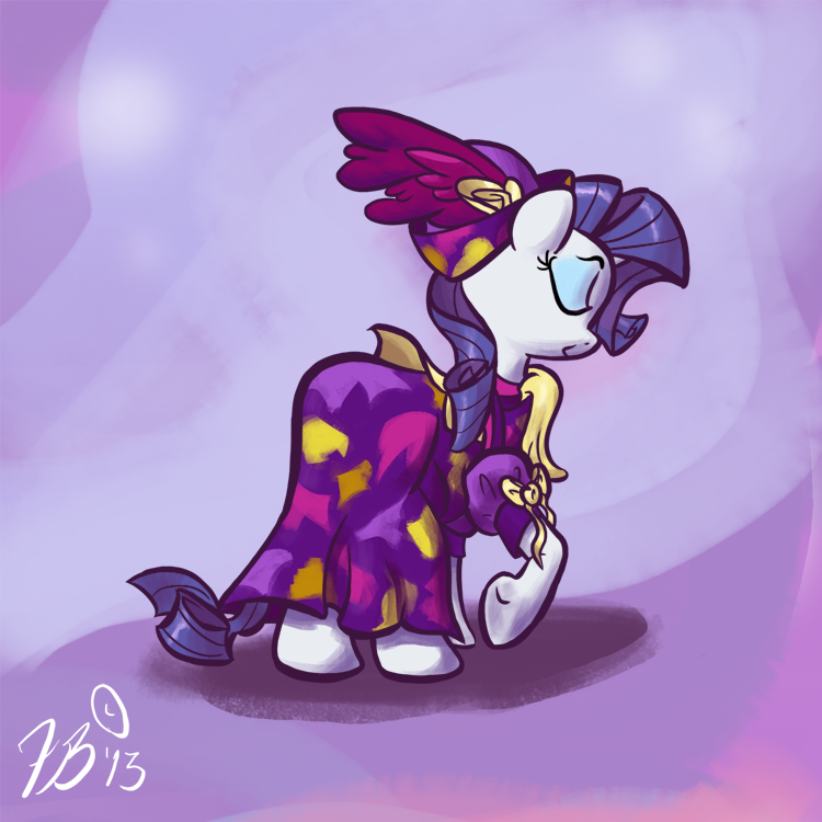 Ponies in Clothes - Rarity