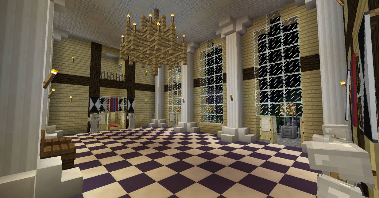 Castle interior by HeavyPanzer on DeviantArt