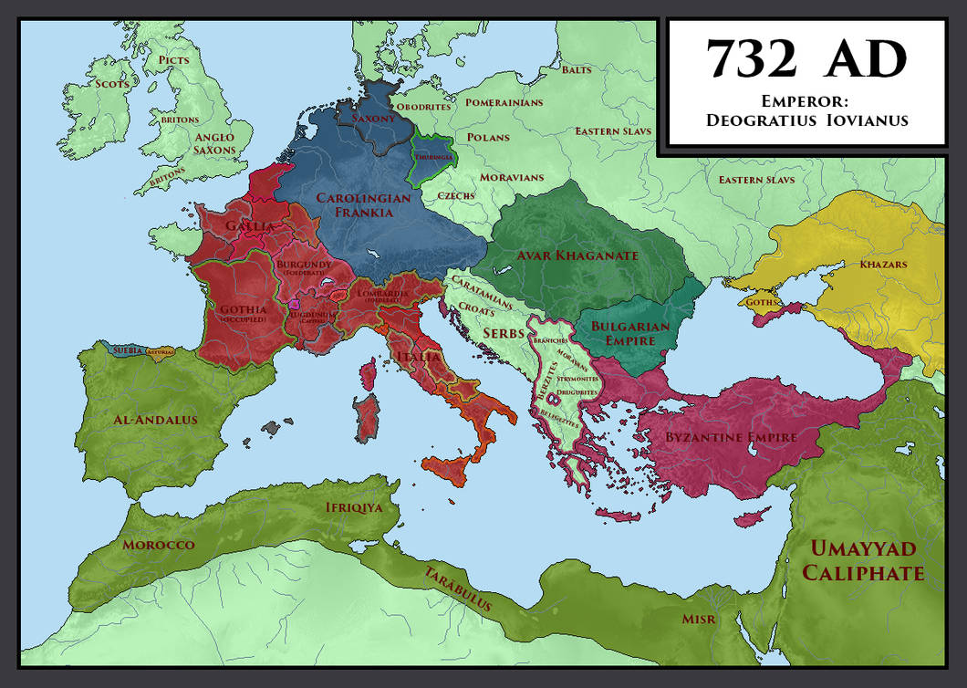 What if the Western Roman Empire Survived: 732 by brennanthenerd on ...
