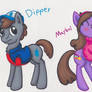 Dipper and Mabel ponies