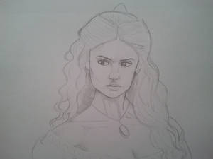 WIP Katherine Pierce Close up