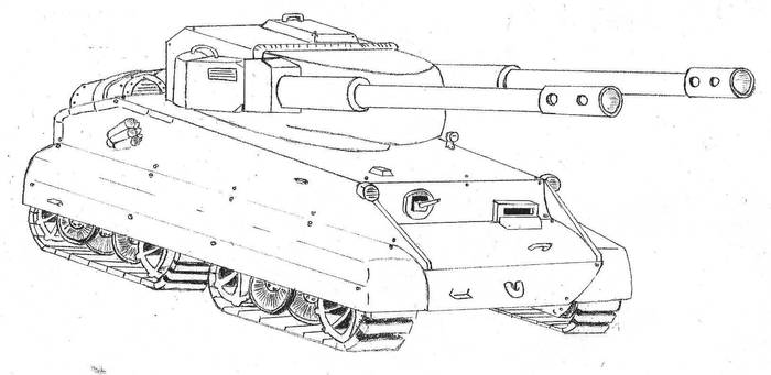 Future Tiger Tank prototype