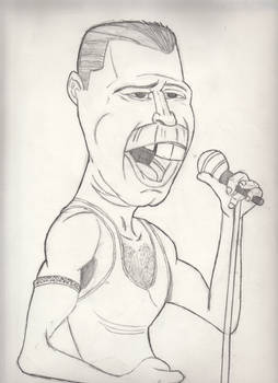 Freddie Mercury Caricature