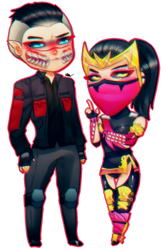 [Commission] Arkin and Mileena