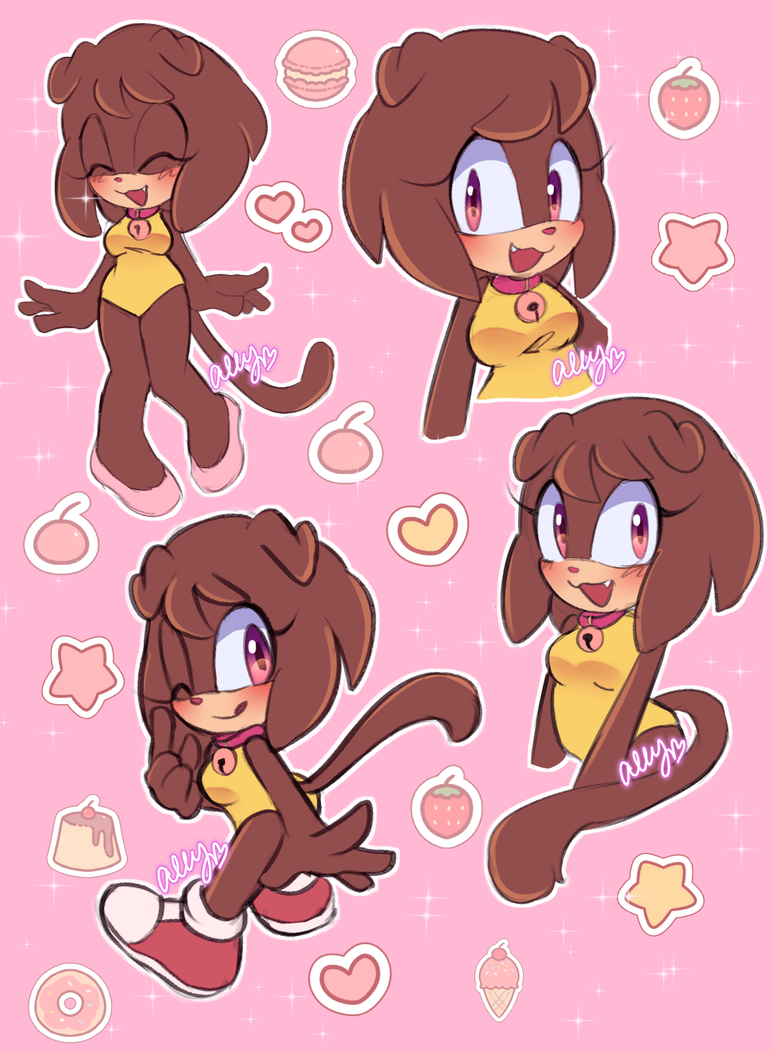 Ally Sketch Page By Starchanto On Deviantart