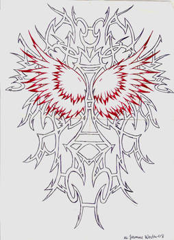 tatto tribal wings