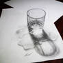 Water glass 3D