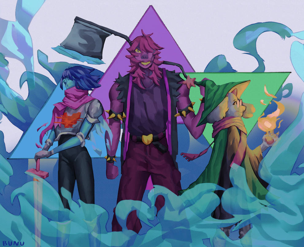 Delta Rune Legend the legend of deltarune by neebunu on DeviantArt