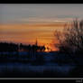 Sunset at the pond