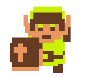 NES Link Sprite by UpOverAndGone2 on DeviantArt