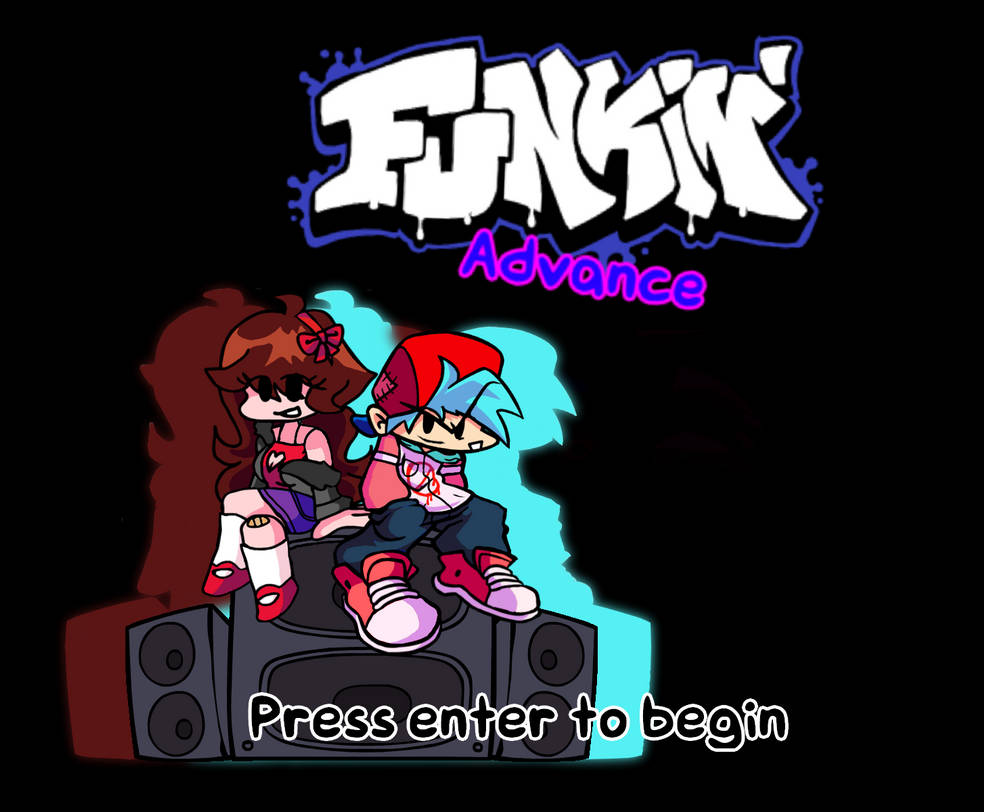 Funkin' Advance title screen by TomDa1930Cartoonmofo on DeviantArt