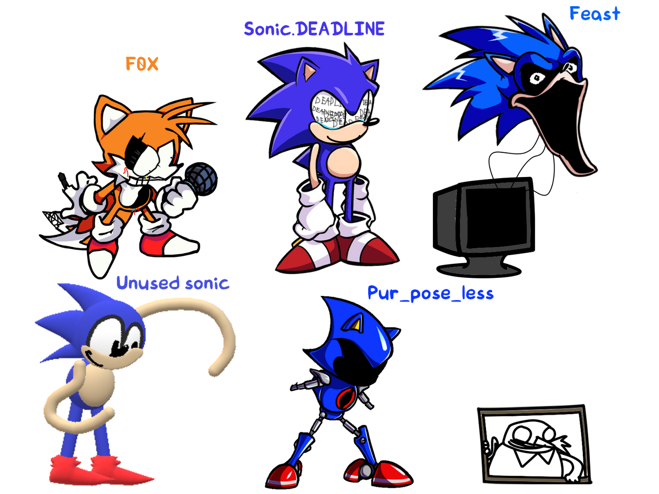 Custom sonic exe's (Bio and story in desc) by TomDa1930Cartoonmofo on ...