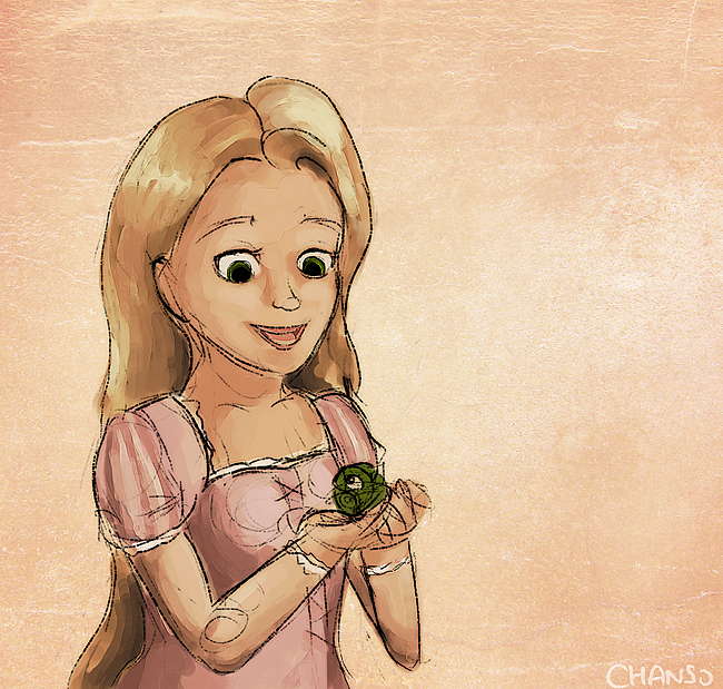 Rapunzel Meets Pascal