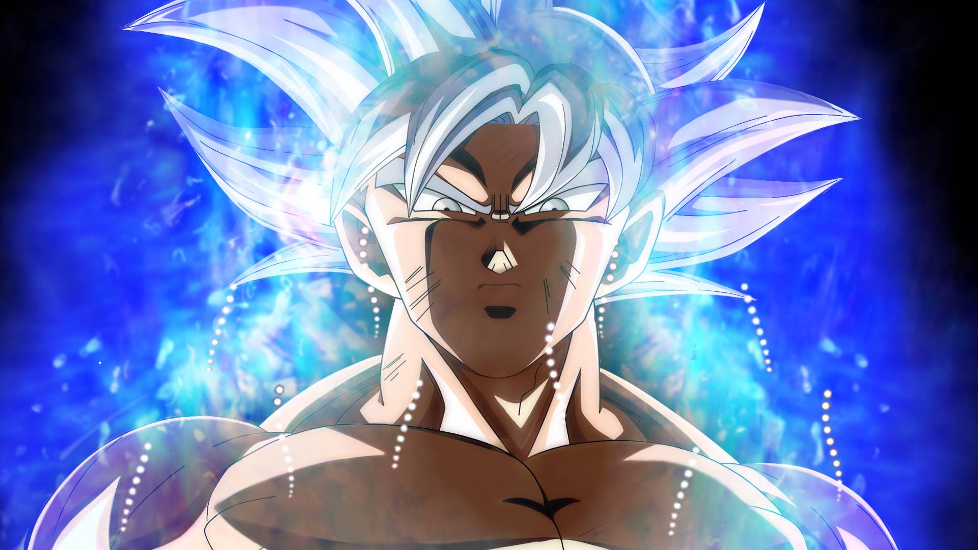 dragon ball super goku instinto superior fanart