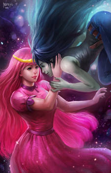 Princess Bubblegum and Marceline