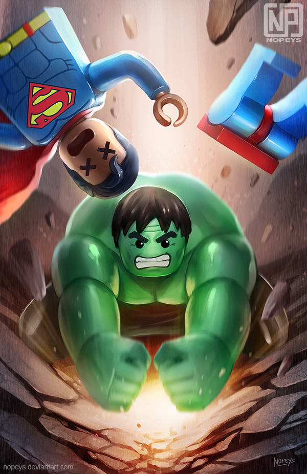 Superman vs Hulk LEGO