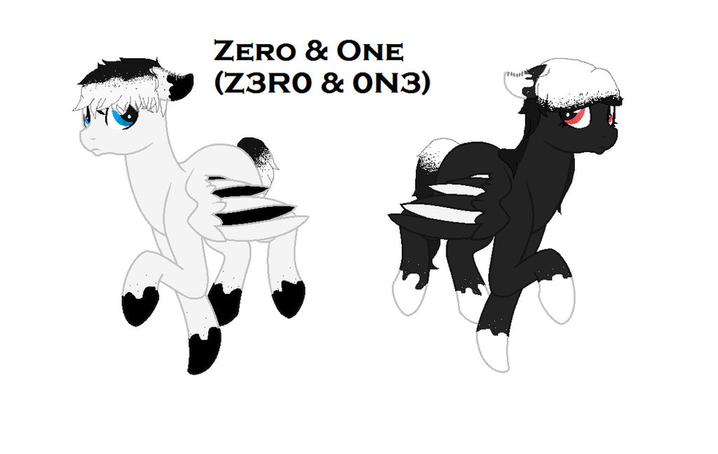 Zero And One Z3R0 And 0N3 by SleepingSheeply on DeviantArt