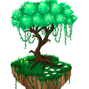 Sacred tree (pixel art)