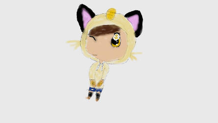 Meowth Hoodie Girl