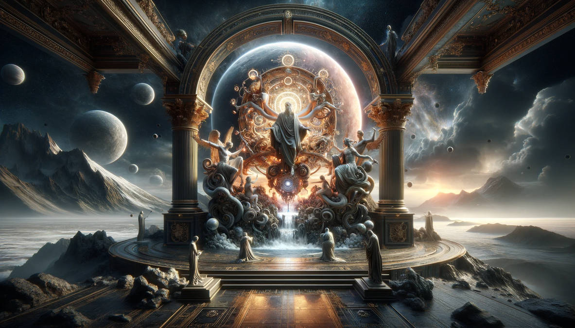 Computer Deity Digital gods by DVAULTZ on DeviantArt