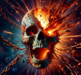 Exploding skull