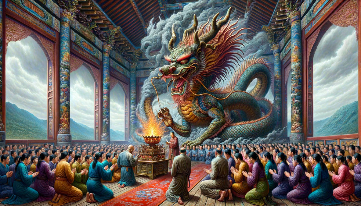 Dragon Invocation Dragon ceremony by DVAULTZ on DeviantArt