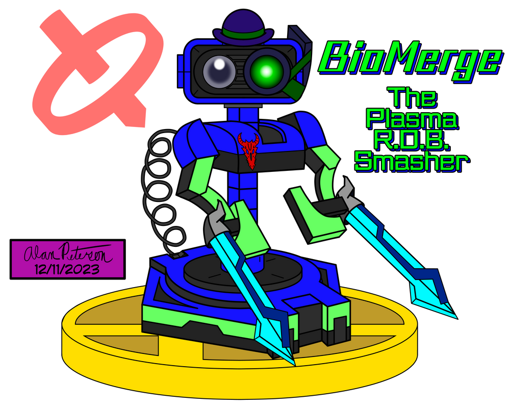 Commission - Ze Pyromancers OC: BioMerge by AlanPetersonArtwork on ...