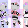 Pastel Goth Outfit Adopts (closed)