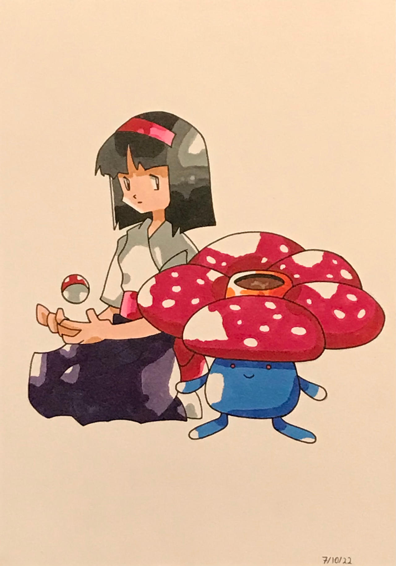 Erika And Vileplume From Pokemon Red And Blue By Xemnasx3 On DeviantArt Erika and vileplume from pokemon red and blue by xemnasx3 on deviantart