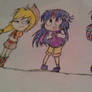 Applejack, Twilight Sparkle, and Rainbow Dash