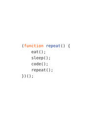 Eat, Sleep, Code, Repeat (white and poster format)