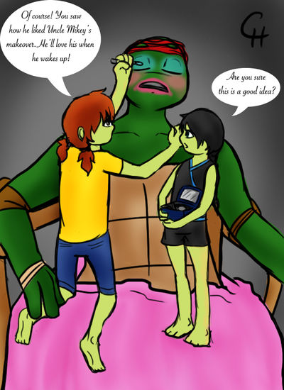 Uncle Raph TMNT-Drawing on Uncle Raph by FlashyFashionFraud on DeviantArt