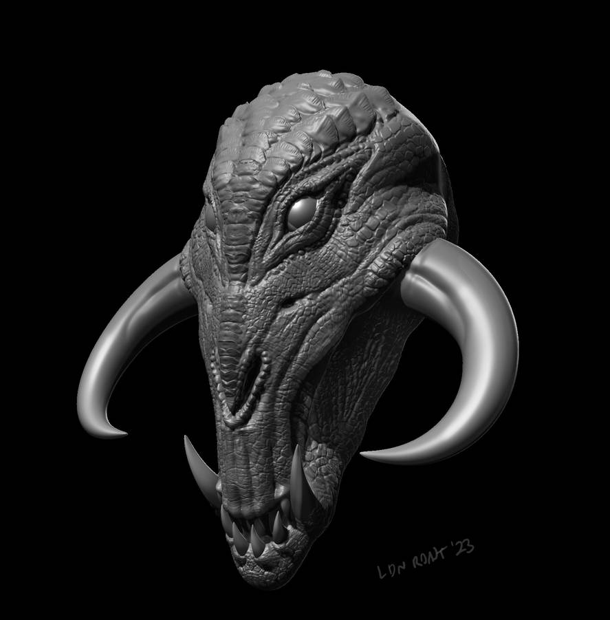 Mythosaur head by LDN-RDNT on DeviantArt