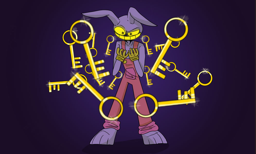 Jax -- Amazing Digital Circus (Old art) by ChillStudieos on DeviantArt