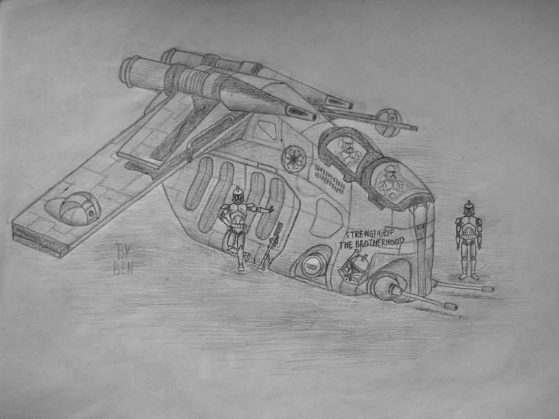 Laat Gunship And Clone Trooper Brothers By Ben0407 On Deviantart