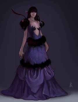 Night Goddess character design