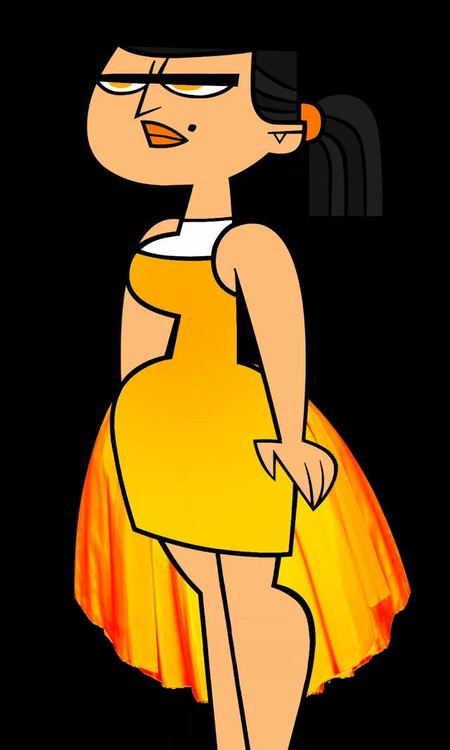 Eva From Total Drama Wearing A Golden Dress By TheGohGirl On DeviantArt eva-from-total-drama-wearing-a-golden-dress-by-thegohgirl-on-deviantart