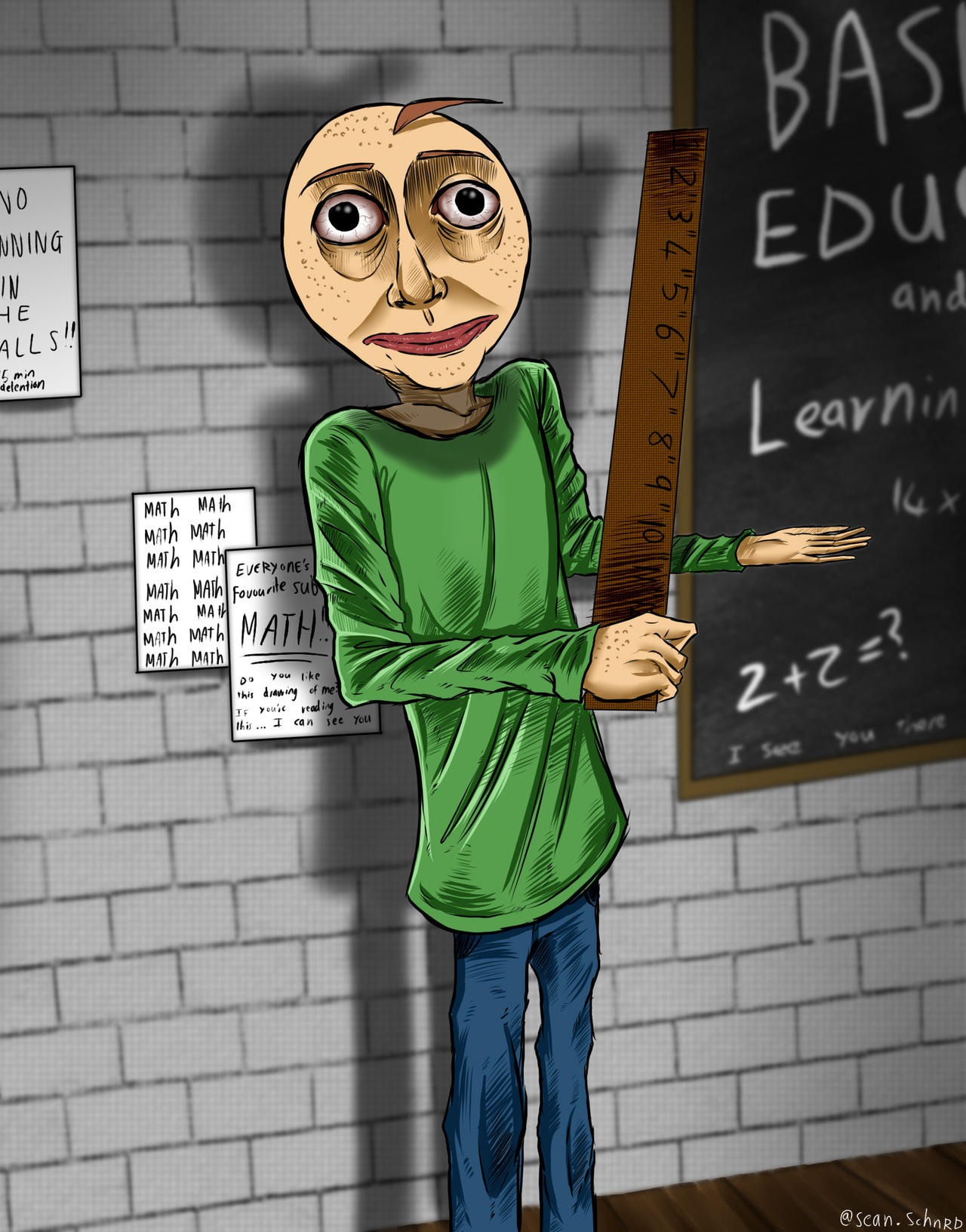 Baldi Basics in Education and Learning by Shawdycus on DeviantArt