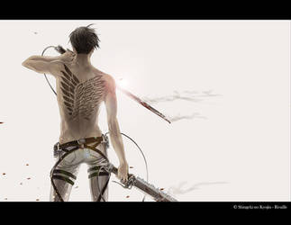 SnK-Levi_Wings of Freedom by RainNoir