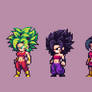 Universe 6 Saiyan girl's