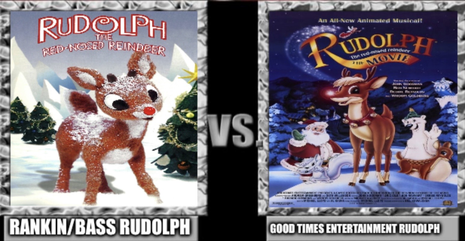1964 Rudolph vs 1998 Rudolph (My second version) by Gatofh on DeviantArt
