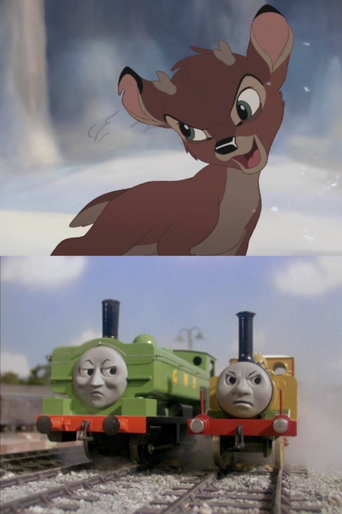 Duck and Stepney annoyed at Ronno by Gatofh on DeviantArt