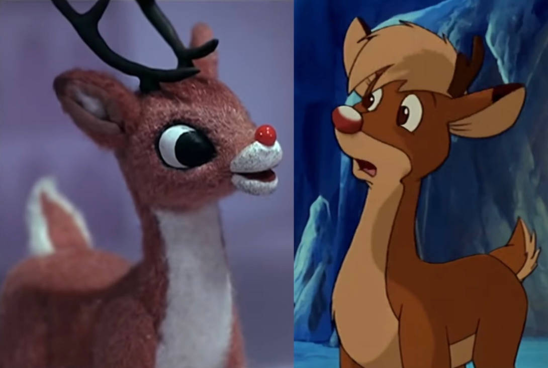 1964 Rudolph meets 1998 Rudolph by Gatofh on DeviantArt