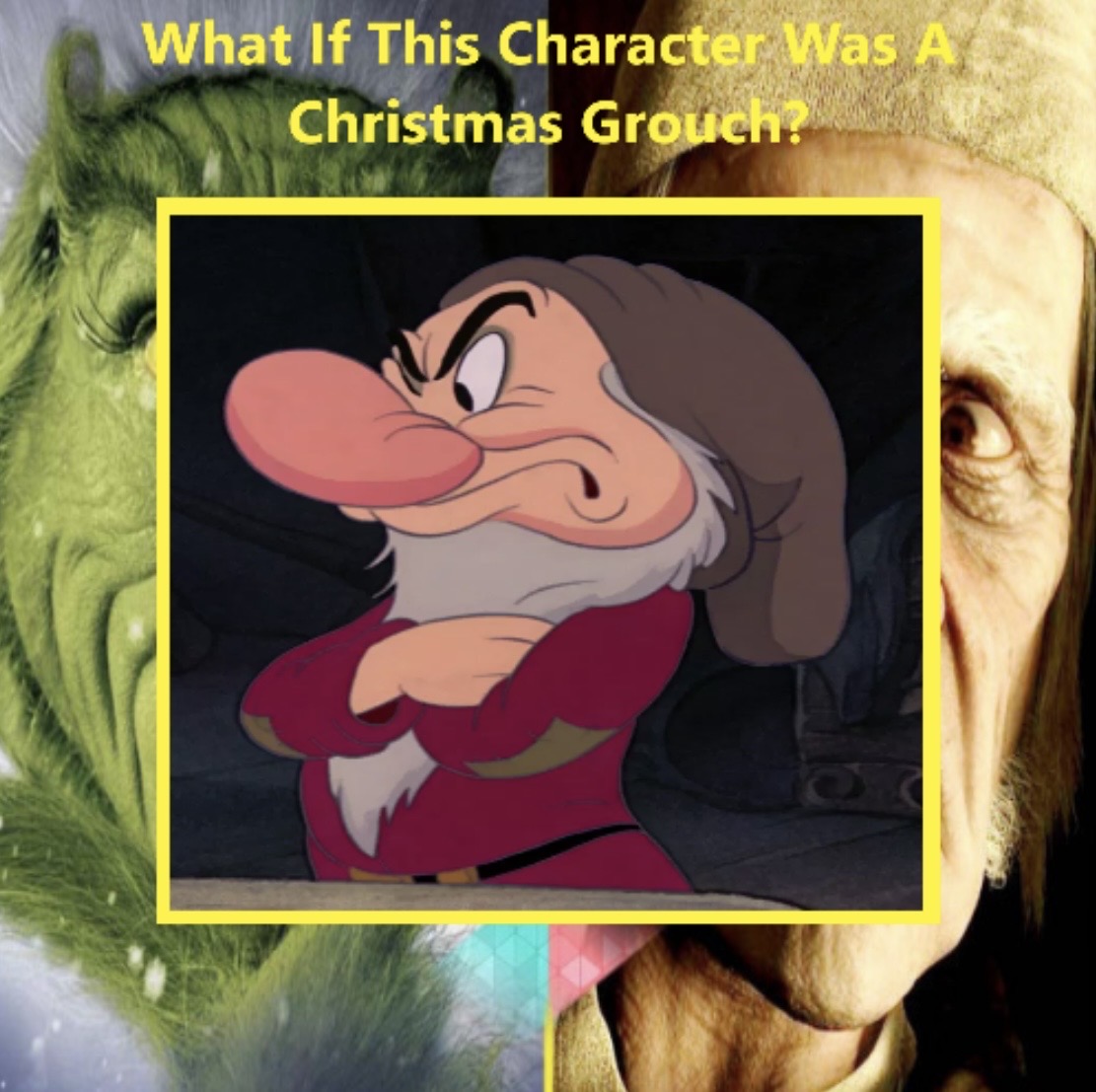 If Grumpy was a Christmas grouch by Gatofh on DeviantArt